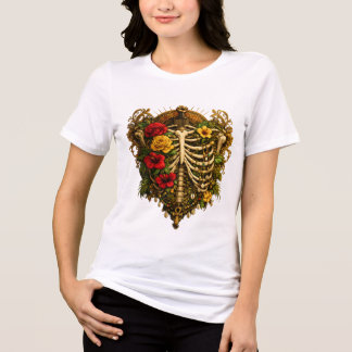 Schwarzer Geschichtsmonat Afrikanische Skelett-Kön Tri-Blend Shirt