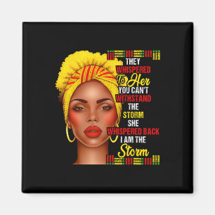 Schwarzer Geschichtsmonat Afro Schwarze Frauen Mäd Magnet