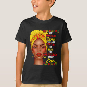Schwarzer Geschichtsmonat Afro Schwarze Frauen Mäd T-Shirt