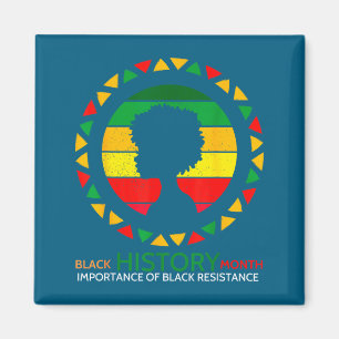 Schwarzer Geschichtsmonat Afroamerikaner Magnet