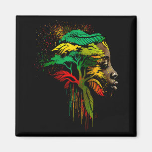 Schwarzer Geschichtsmonat Afroamerikanische Vorfah Magnet