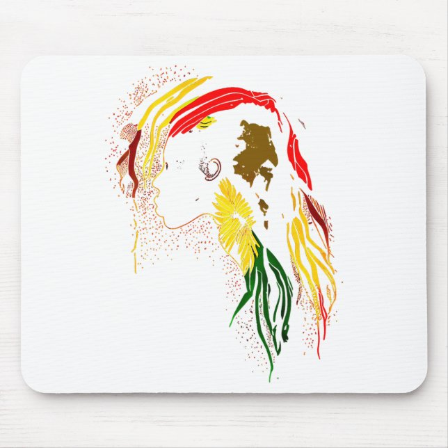 Schwarzer Geschichtsmonat Afroamerikanische Vorfah Mousepad (Vorne)