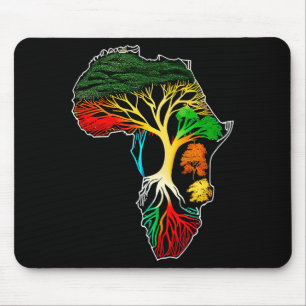 Schwarzer Geschichtsmonat Afroamerikanische Vorfah Mousepad