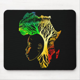 Schwarzer Geschichtsmonat Afroamerikanische Vorfah Mousepad