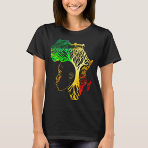 Schwarzer Geschichtsmonat Afroamerikanische Vorfah T-Shirt