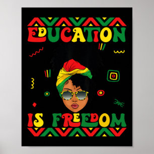 Schwarzer Geschichtsmonat Bildung Ist Freiheit Leh Poster