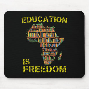Schwarzer Geschichtsmonat Bildung ist Freiheit Sch Mousepad
