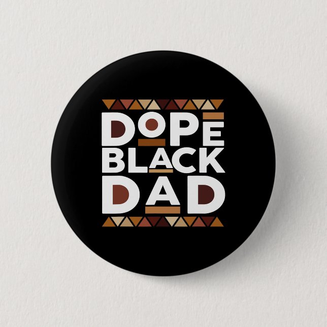 Schwarzer Geschichtsmonat Familie Matching Melanin Button (Vorderseite)