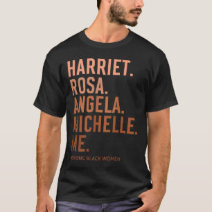 Schwarzer Geschichtsmonat Frauen Führerinnen Exzel T-Shirt