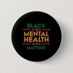 Schwarzer Geschichtsmonat Für Schwarze Psychische Button