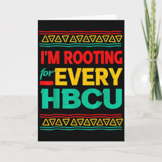 Schwarzer Geschichtsmonat Ich Wünsche Jedem Hbcu T Karte
