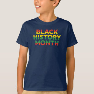 Schwarzer Geschichtsmonat Kinder T-Shirt