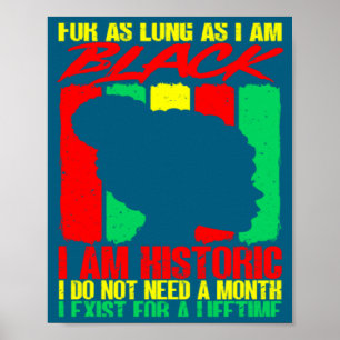 Schwarzer Geschichtsmonat solange ich schwarz bin, Poster