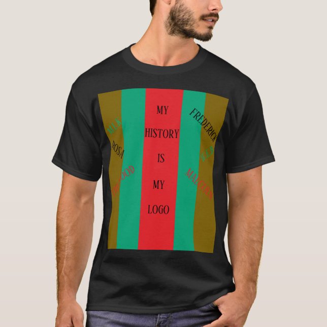 SCHWARZER GESCHICHTSMONAT T-Shirt (Vorderseite)