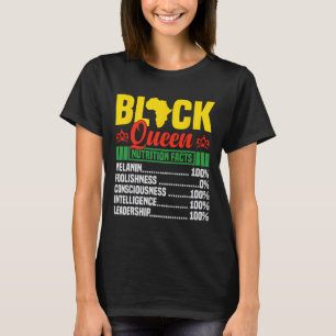 Schwarzer Geschichtsmonat T-Shirt Schwarz Afroamer