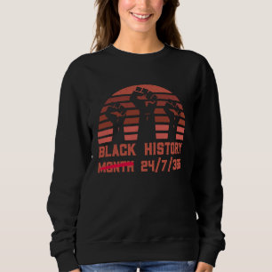 Schwarzer Geschichtsmonat USA Schwarze Geschichte Sweatshirt