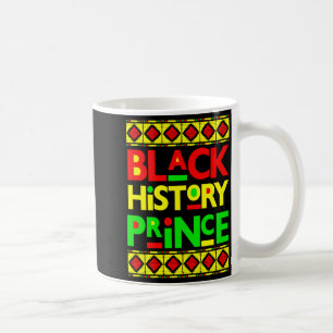Schwarzer Geschichtsprinz Melanin Junge Sohn Bruh Kaffeetasse