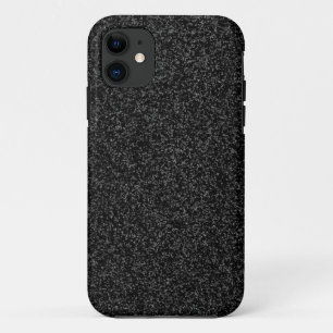 Schwarzer Glitzer Case-Mate iPhone Hülle
