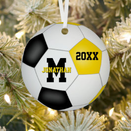 Schwarzer Goldschulsport-Sake-Fußball Ornament Aus Metall