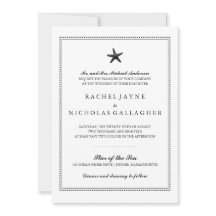 Schwarzer Graceful Starfish | Hochzeit