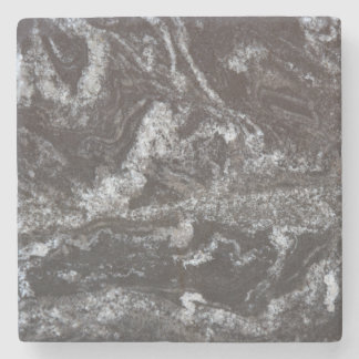 Schwarzer Granit-Getränk-Untersetzer - schwarz u. Steinuntersetzer