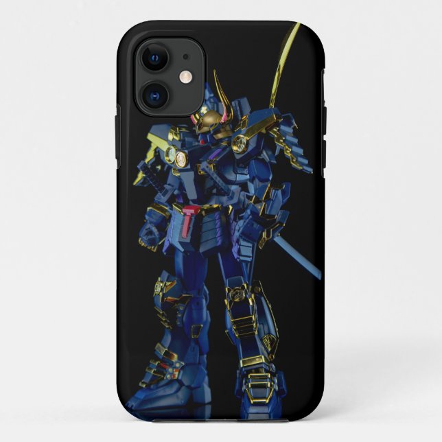 Schwarzer Gundam iPhone Kasten Case-Mate iPhone Hülle (Rückseite)