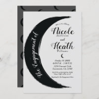 Schwarzer Halbmond Dunkler Mond Graue Verlobung Du