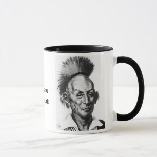Schwarzer hauptsächlichfalke tasse