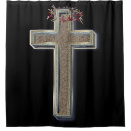 Schwarzer Hintergrund des Duschvorhangs Duschvorhang