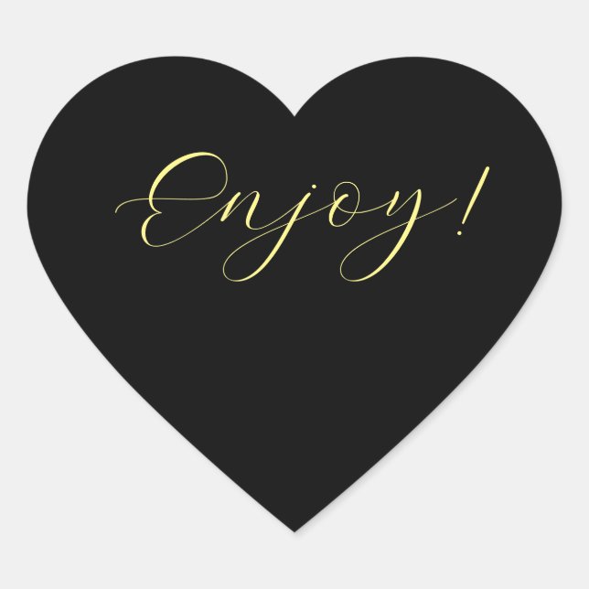 Schwarzer Hintergrund Herzsticker Herz-Aufkleber (Vorderseite)