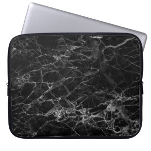 Schwarzer Hintergrund Laptopschutzhülle