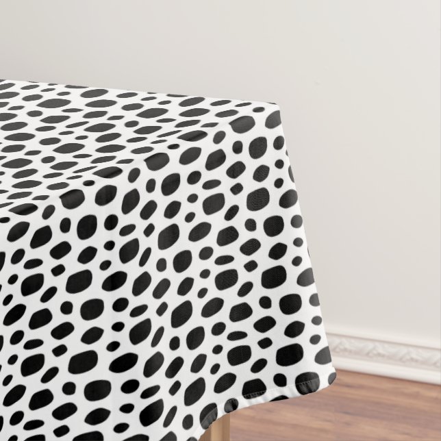 Schwarzer Hintergrund Tischdecke (Beispiel)
