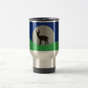 Schwarzer Hirsch Reisebecher