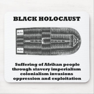Schwarzer Holocaust Mousepad