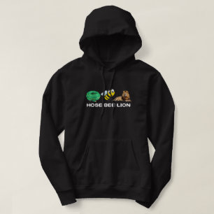 Schwarzer Hoodie