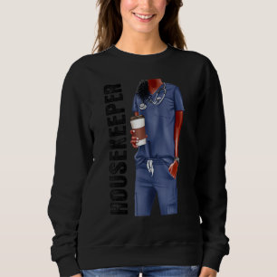Schwarzer Housekeeper Afro Liebe Melanin Afrikanis Sweatshirt