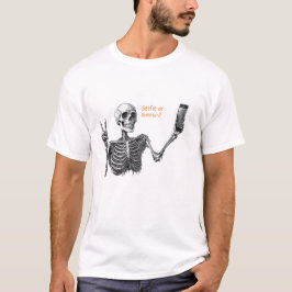 Schwarzer Humor für Halloween 📱💀 T-Shirt