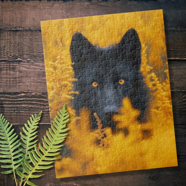 Schwarzer Hund Puzzle (Von Creator hochgeladen)