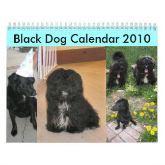 Schwarzer Hundekalender 2010 Kalender