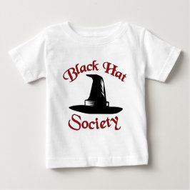 Schwarzer Hut-Gesellschaft Baby T-shirt