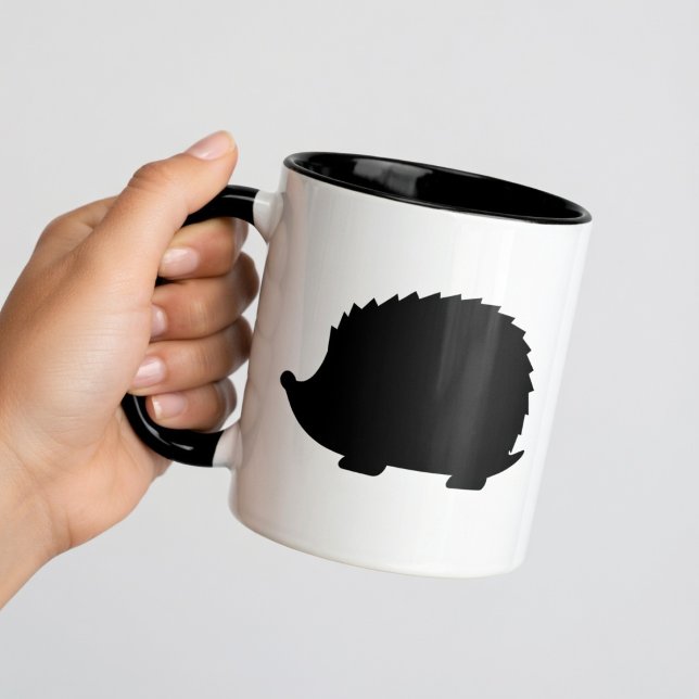 Schwarzer Igel Tasse (Von Creator hochgeladen)