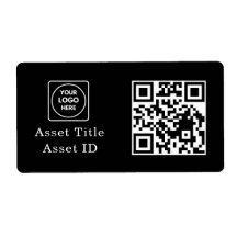 Schwarzer Inventar-QR | Benutzerdefinierter Produk