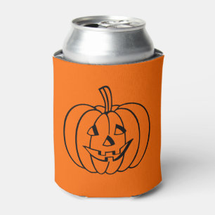 Schwarzer Jack-O-Lantern Halloween Pumpkin auf Ora Dosenkühler