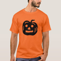 Schwarzer Jack-O-Lantern-Pumpkin-Form