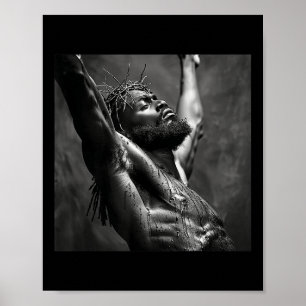 Schwarzer Jesus, Christentum, Kirche, Christus, Je Poster