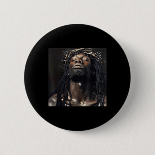 Schwarzer Jesus, Christus, Kirche, Christus, Jesus Button