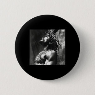 Schwarzer Jesus, Christus, Kirche, Christus, Jesus Button