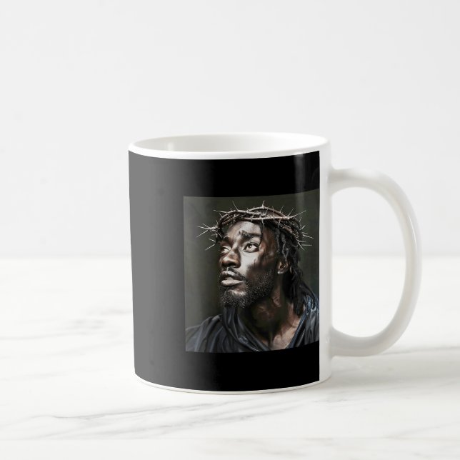 Schwarzer Jesus, Christus, Kirche, Christus, Jesus Kaffeetasse (Rechts)