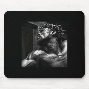 Schwarzer Jesus, Christus, Kirche, Christus, Jesus Mousepad