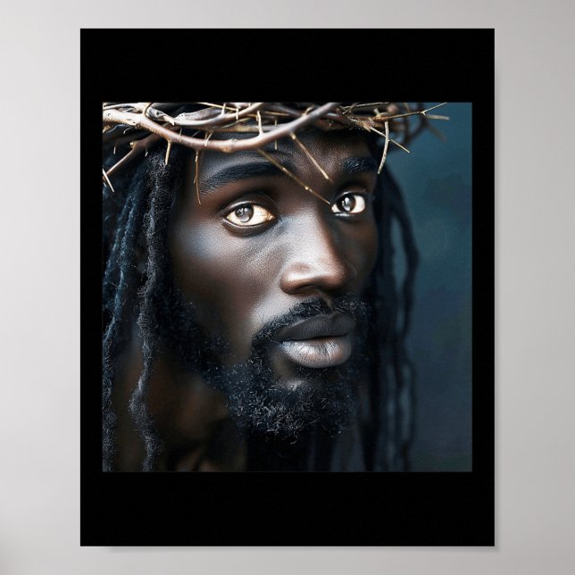 Schwarzer Jesus, Christus, Kirche, Christus, Jesus Poster (Vorne)